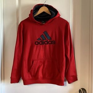 Adidas Scarlet Hoodie with Black Logo 14/16